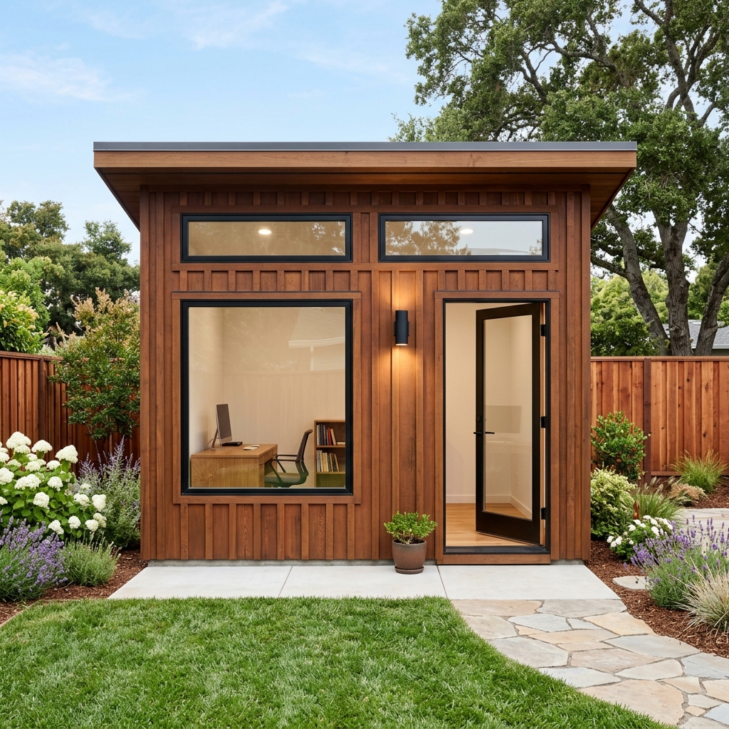The Sutter Studio (10x12 Modern Monoslope)